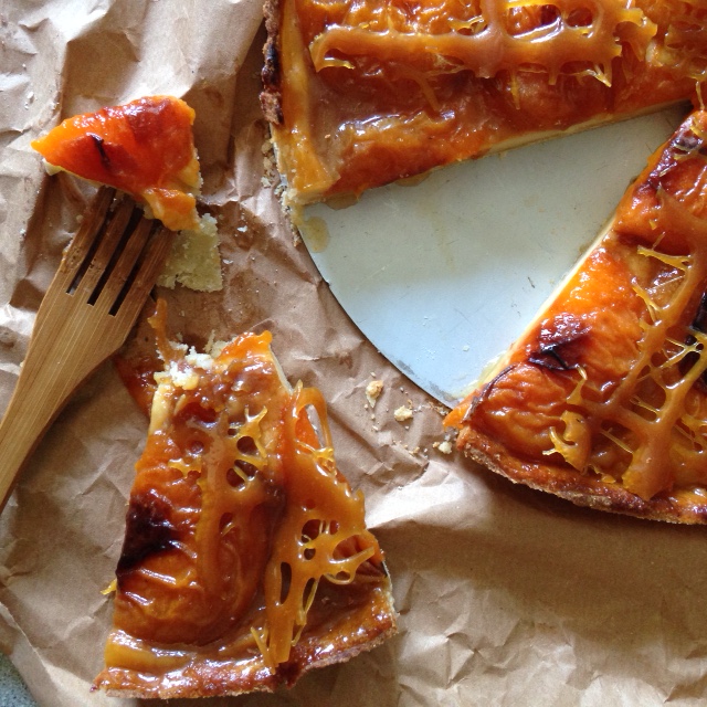 tarta de albaricoque