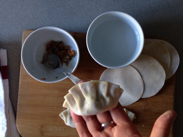 gyoza plegado