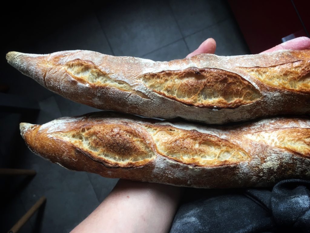 Baguettes. Barras de pan.